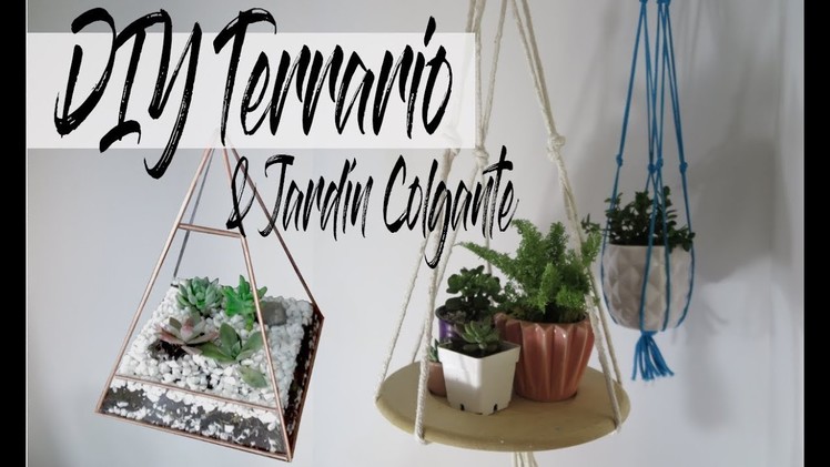 DIY: Decoración Natural - Terrario y Plantas Colgantes | Ángela Acosta