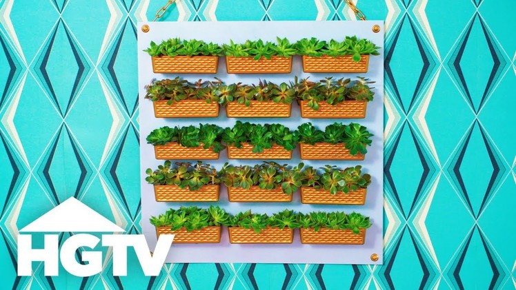 DIY Dollar Store Vertical Garden - Way to Grow - HGTV
