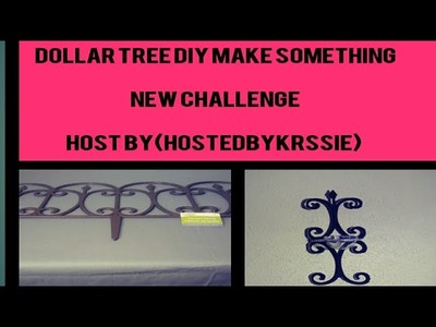 DIY DOLLAR TREE DIY MAKE SOMETHING NEW CHALLENGE.FAUX WROUGHT IRON WALL SCONES.candle holder decor.