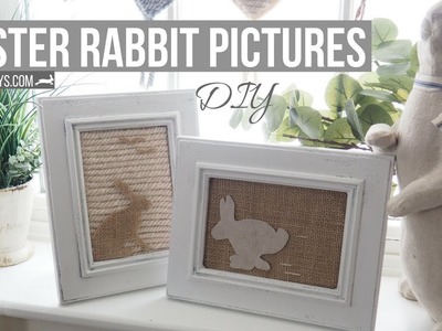 DIY Easter Rabbit Pictures