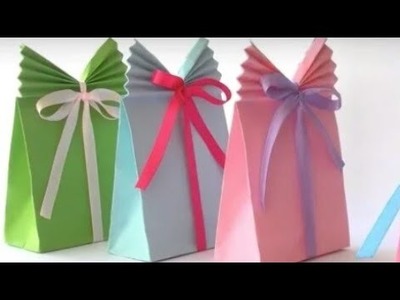 Diy gift packing ideas | paper bag | gift wrapping | creative gift packaging