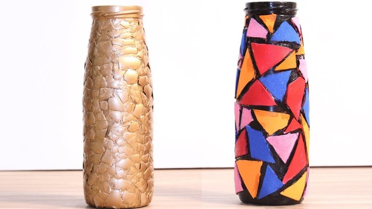 DIY Glass Bottle Home Decoration Idea - DIY Crafts