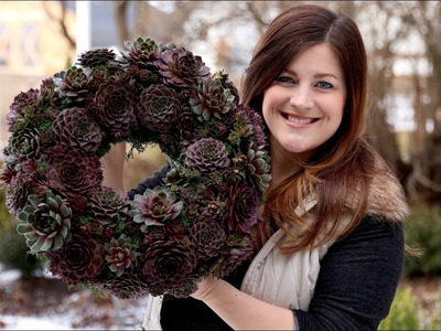 DIY Hardy Succulent Wreath! ????????. Garden Answer