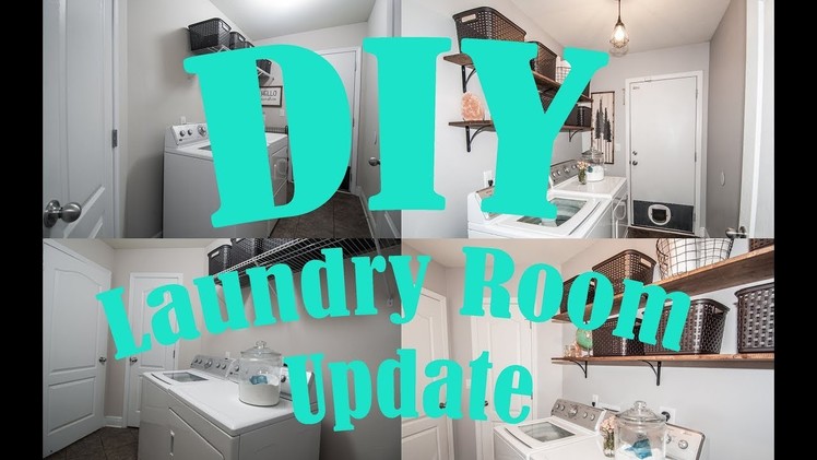 DIY Laundry Room Makeover | $85.oo Renovation