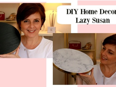 DIY Lazy Susans - How to make Lazy Susan with Dollar Store items