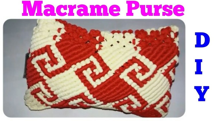 Diy Macrame Bag New design.handmade Macrame Purse full tutorial.Macrame . Part -1