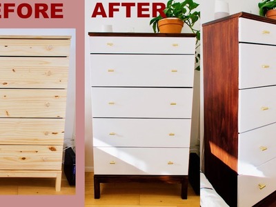 DIY Mid Century Modern Dresser | IKEA Hack