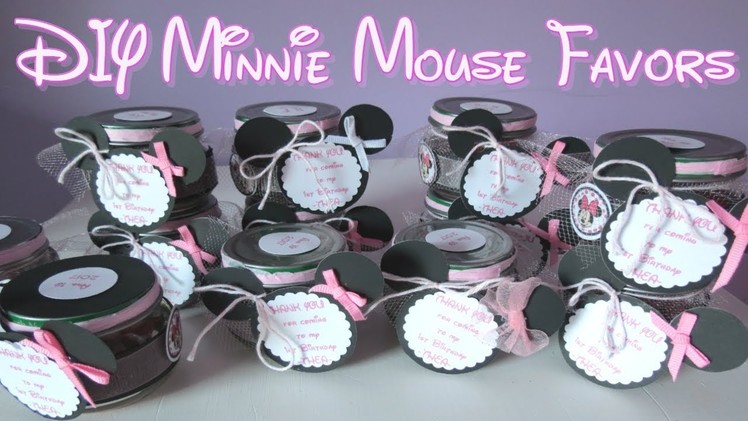 DIY Minnie Mouse Favors|Empty Baby Food Jar Crafts|EverydayFun