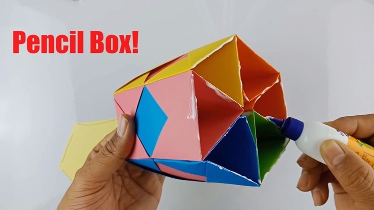 DIY Origami Pen Holder : Kids Creative Activities