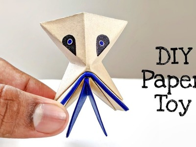 DIY Paper Alien Jumping Toy