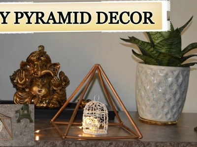 DIY PYRAMID DECOR - Himmeli | Quick & Cheap Decoration Ideas