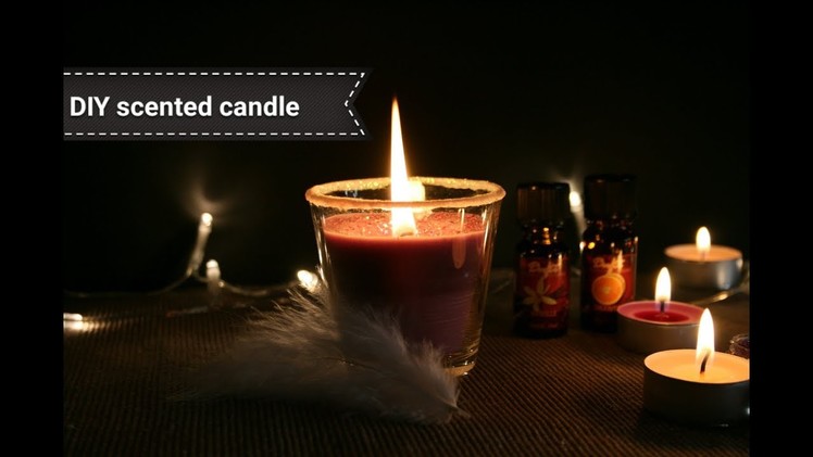 DIY scented candle