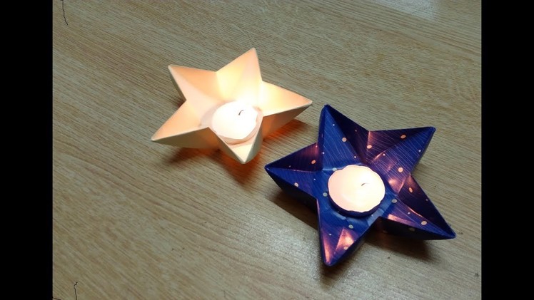Diy star shaped bowl.candle holder 2018