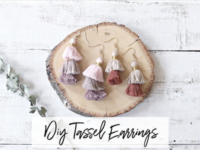 DIY Tassel Earrings!