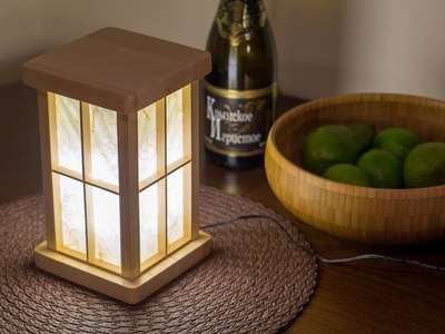DIY touch-activated LED lantern