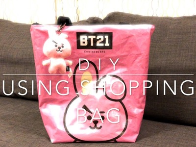 DIY USING SHOPPING BAG −BT21