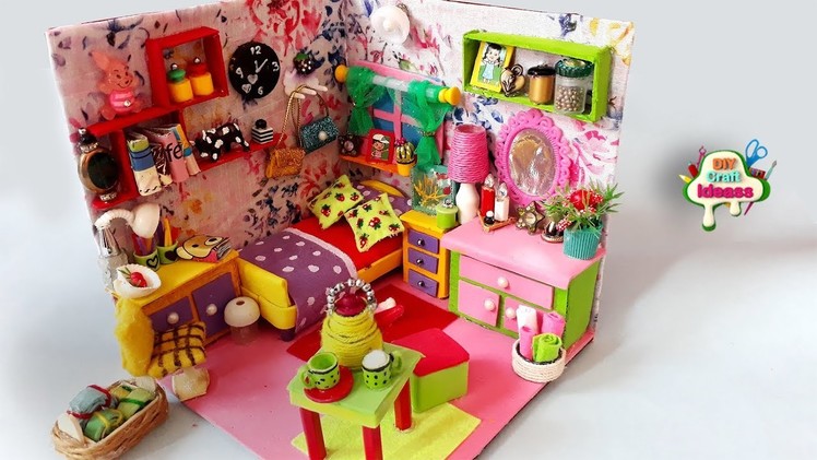 ديي doll house videos for kids miniature dollhouse kit diy craft ideas