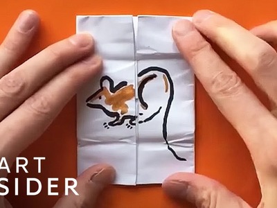 Drawings Transform As You Unfold The Paper
