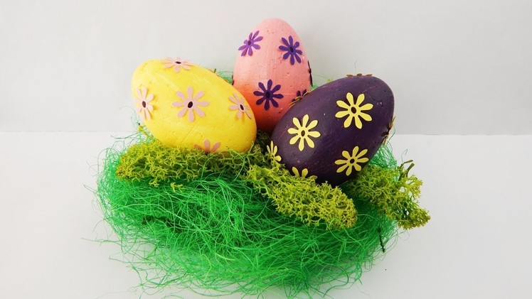 Easter decoration Easter eggs DIY Easter nest Osterdekoration Ostereier Osternest