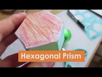 Easy Paper Hexagonal Prism in 4 Minutes: Awesome Cadecraft Art
