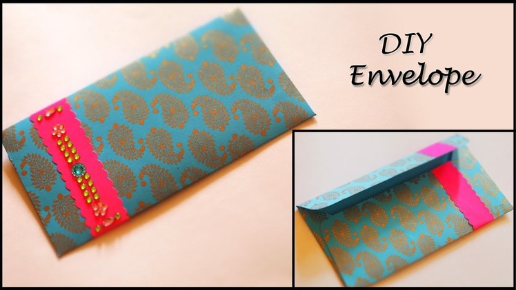 Envelope Making Tutorial | DIY Designer Gift Envelope | Paper Art and Crafts