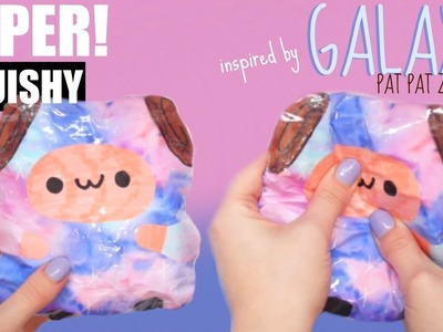 GALAXY PAPER SQUISHY | How to make a squishy without foam #8