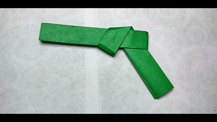 How to make a paper gun easy|Paper Gun Pistol|Origami weapons no tape|Paper weapon tutorial