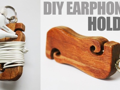 How to make an earbud holder - DIY Earphones Holder