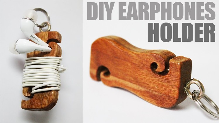 How to make an earbud holder - DIY Earphones Holder
