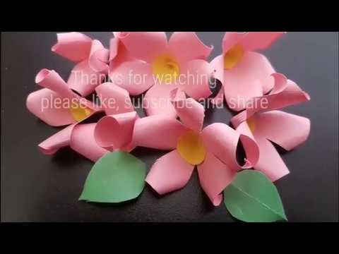 How to make an easy paper flower bunch- Oleander