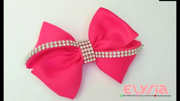 How To Make : Diamond Ribbon Bow | DIY by Elysia Handmade