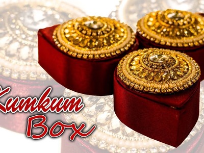 Kumkum Box | haldi & sindur tikka box | DIY