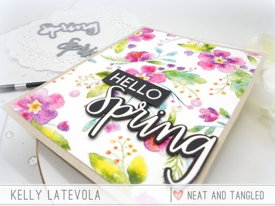 Making your own Pattern Paper with Kelly Latevola: March 2018 Release