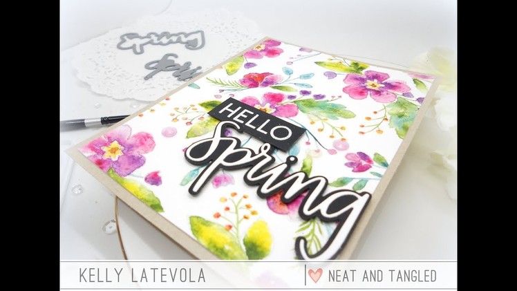 Making your own Pattern Paper with Kelly Latevola: March 2018 Release