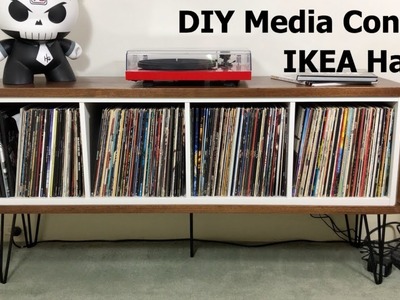 Media Storage Console | IKEA KALLAX Hack | DIY with Sad Piano Music!