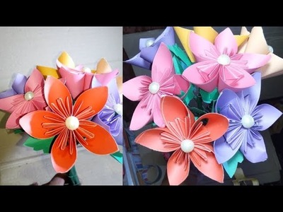 Paper flowers kusudama