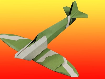 Spitfire Paper Airplane
