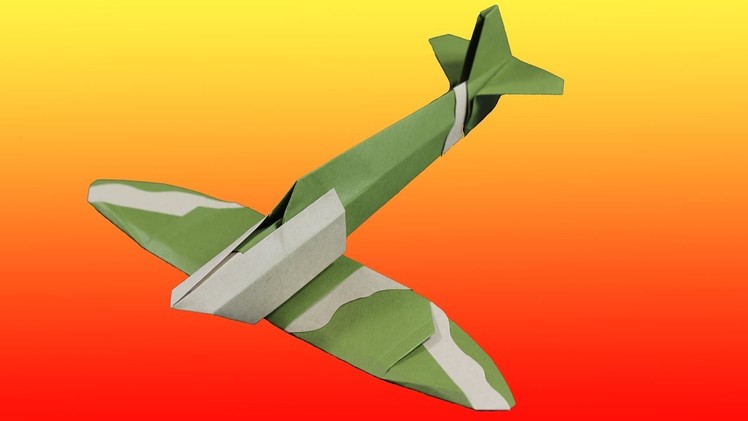 Spitfire Paper Airplane