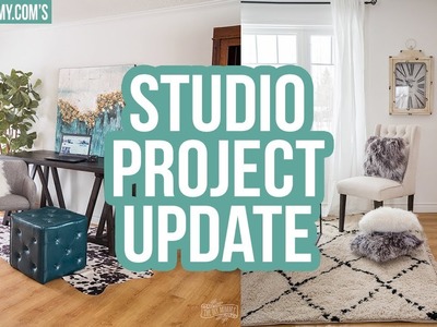 STUDIO PROJECT UPDATE! New Furniture & DIY Plans