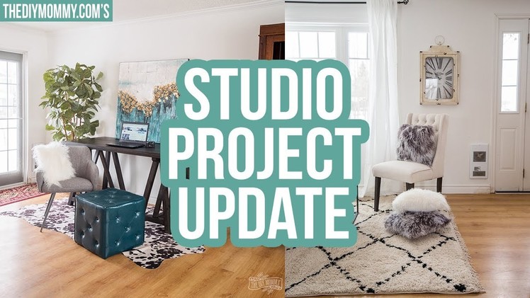 STUDIO PROJECT UPDATE! New Furniture & DIY Plans