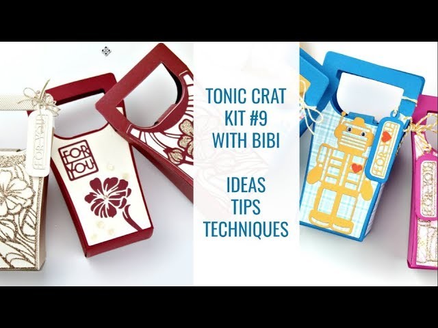 Tonic Craft Kit #9 Inspiration - Paper Piecing Ideas and more with Bibi Cameron