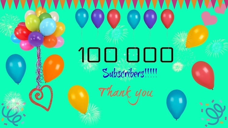 100 000 Subscribers!!!!Thank you for being part of My Crochet Family!!!