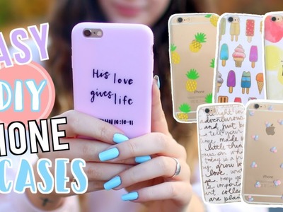 7 Easy DIY Phone Cases! Affordable Phone Case Ideas!