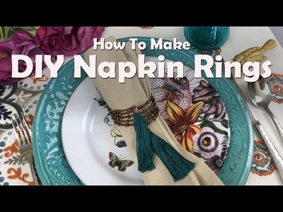 Beaded Napkin Rings: How To Make DIY Napkin Rings