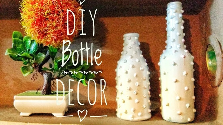 Best Glass Bottle decor||DIY BOTTLE CRAFTS||how to decor||EASY and QUICK