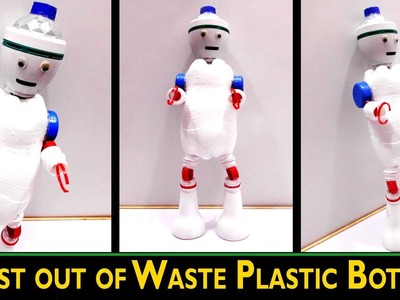 Best out of Waste Plastic Bottles - DIY Plastic Bottles Robot Toy For Kids - Best out of Waste