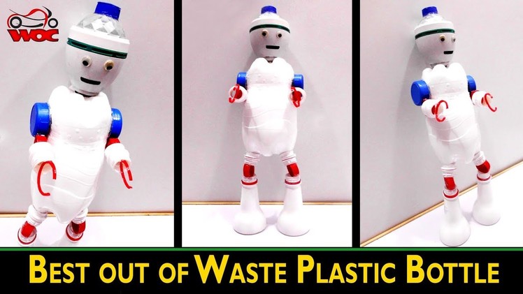 Best out of Waste Plastic Bottles - DIY Plastic Bottles Robot Toy For Kids - Best out of Waste