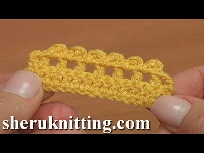 Crochet 3-chain  Picot Tutorial 42 Part 7 of 26