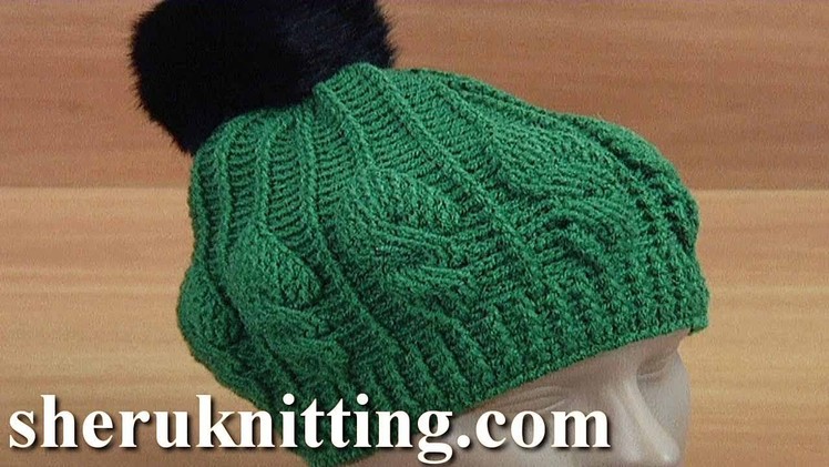 Crochet Cable Stitch Hat Tutorial 181