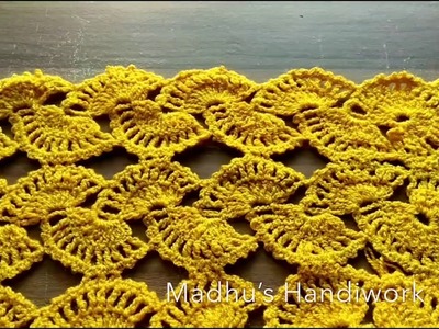 Crochet Design #09# (in Hindi) How to crochet shawl!!!
